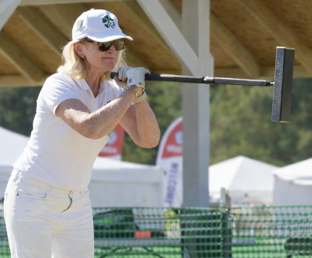 One of the female competirors at the 2024 Worlds